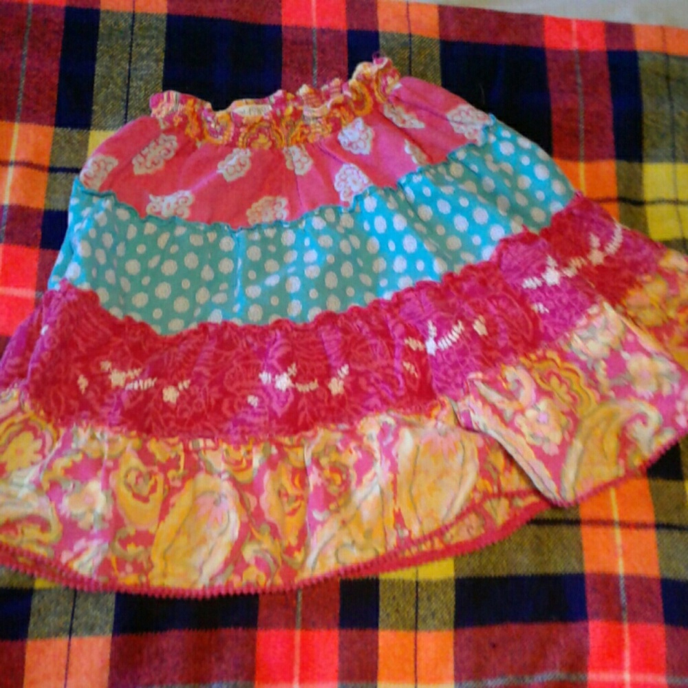 Girls boho skirt